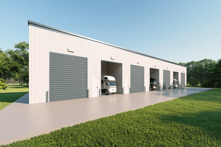 Heavy-duty steel structural components with anti-rust coatings and galvanized surface treatments