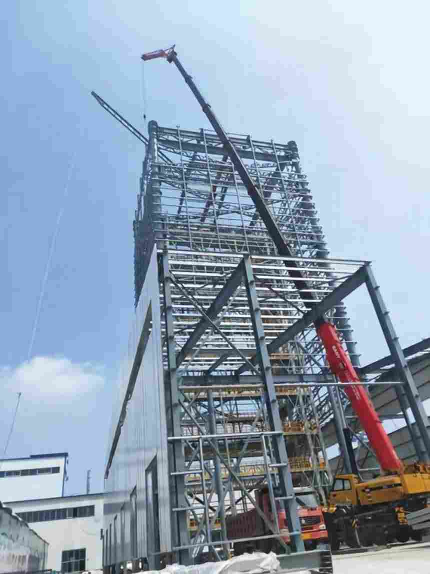 multi-floor steel frame multi-floor steel frame