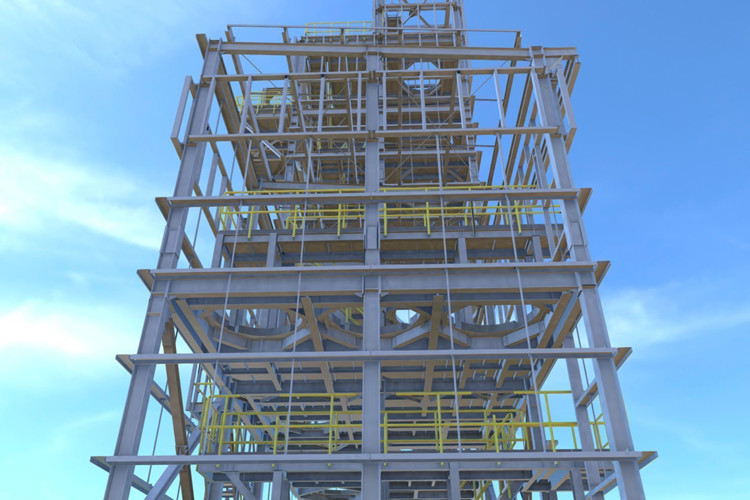 Multi-Storey Steel Structure Frame For Building Construction