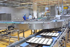 Steel Structure Workshop For Burger Buns With Production Line