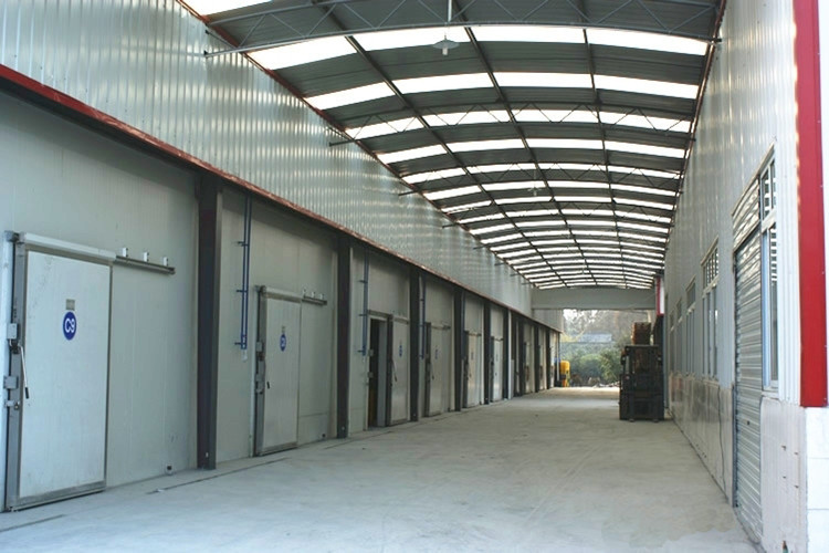 Prefabricated Steel Structure Logistics Warehouse With Storage Rack