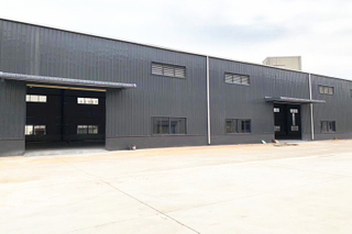 Prefabricated Steel Structure Logistics Warehouse With Storage Rack