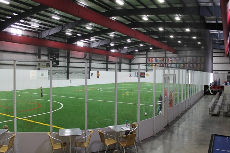 indoor soccer building