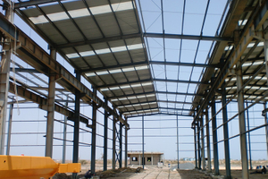 Prefabricated Metal Steel Structure For Workshop