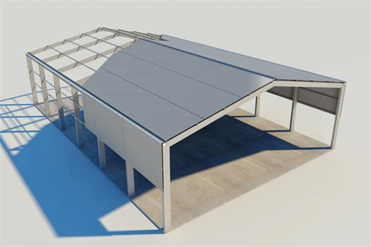 Clear Span Large Warehouse Steel Structure Construction