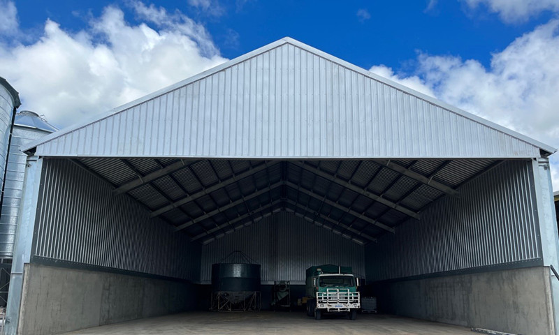 steel shed for grain