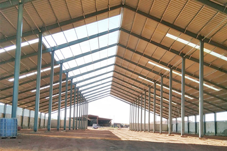 Large Span Prefab Warehouse Steel Structure