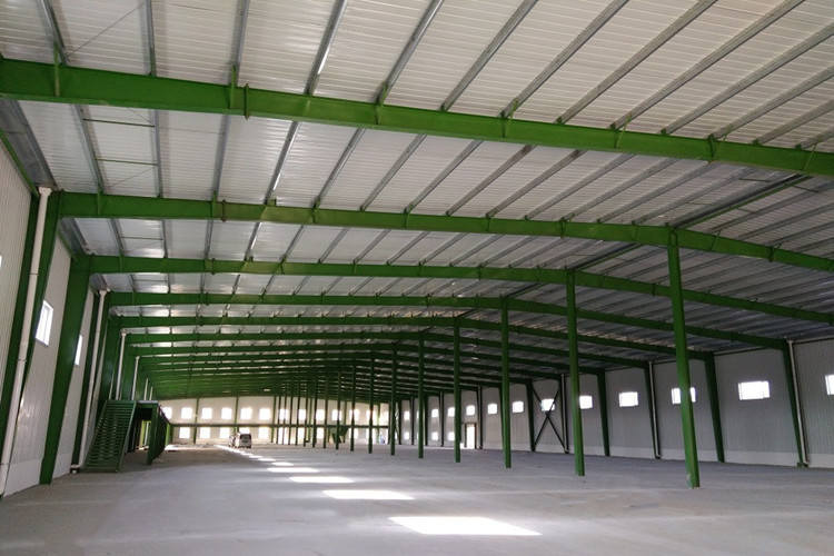 Steel Structure Workshop Fabricated For Industrial Park Construction