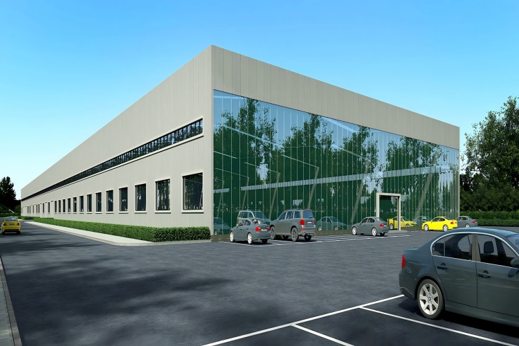 glass curtain wall steel structure