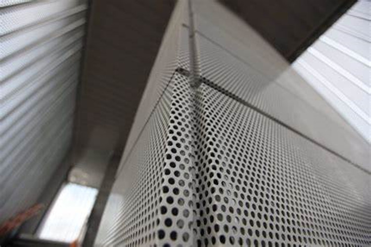 perforated metal curtain wall