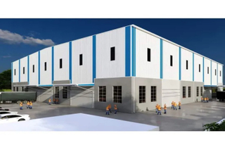 Steel Structure Factory WIth Build-up H section Steel Frame