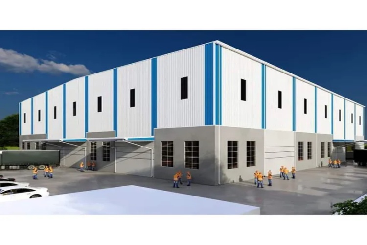 Warehouse Steel Structure Building Fabricated For Distribution and Logistics Center