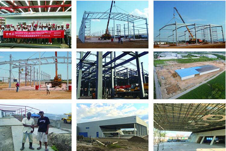 Prefabricated Steel Structure Warehouse For Cross-border E Commerce