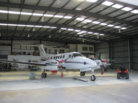 Prefabricated Steel Warehouse For Aircraft Hangar With Hangar Door