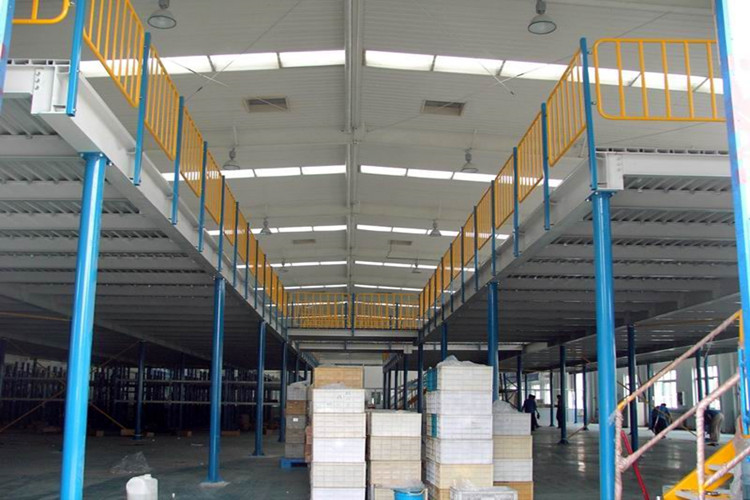 Heavy Duty Mezzanine Floor For Steel Structure Logistics Warehouse Prefabricated