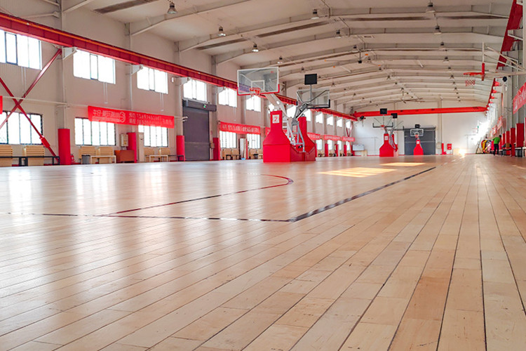 indoor basketball arena