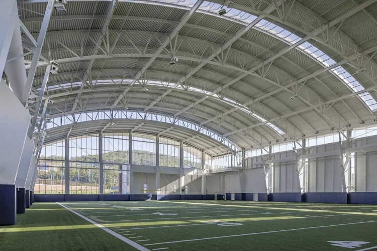 indoor football facility
