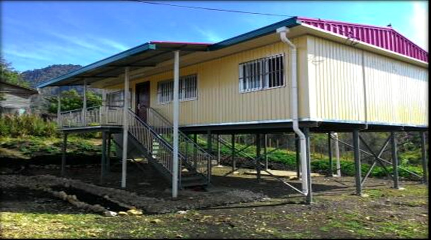 Prefab Houses with Steel Chasis in Papua New Guinea