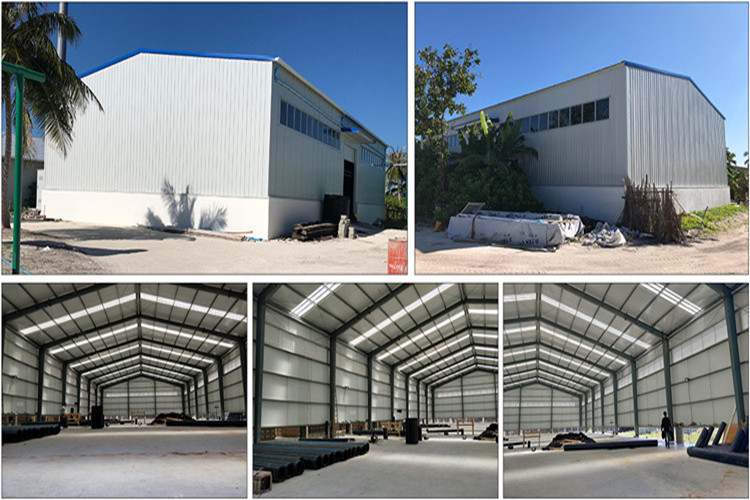 Industrial Steel Structure Building Fabricated For Workshop