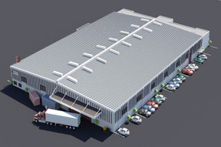 Well-Management Steel Structure Logistics Warehousing Hub