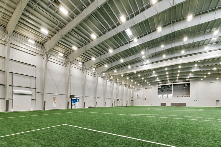 Metal Building Construction For Indoor Soccer Field House