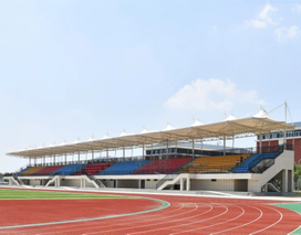 Professional Pipe Truss Stadium Design Steel Structure