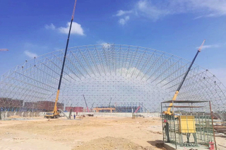 Large Span Grid Steel Structure For Dry Coal Shed