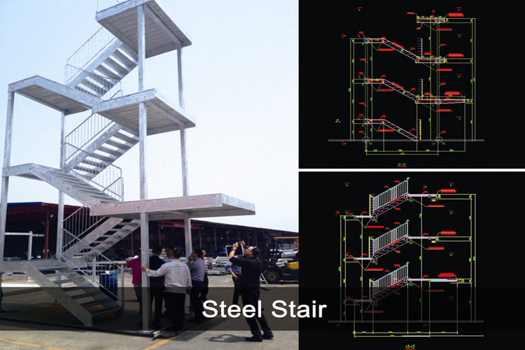 Customized steel structure design and assembly for commercial construction